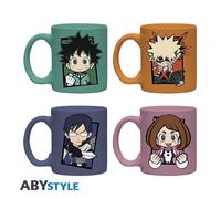 GB Eye – Set de 4 mugs à espresso Chibi My Hero Academia 150 ml Multicolore G