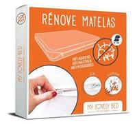 My Lovely Bed - Rénove Matelas 140x190/200 cm | Housse complète pour matelas | Anti Acarien - Economique et Pratique - Tissu Coton Blanc G