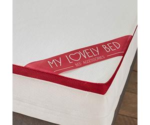 My Lovely Bed - SurMatelas Mémoire de Forme 140x190/200 cm - Epaisseur 5cm - Déhoussable - Mousse Viscoélastique Haute densité