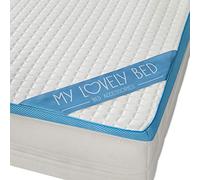 My Lovely Bed | Surmatelas Mémoire de Forme Rafraichissant | 140x190/200 cm | Refroidissant : Mousse viscoélastique infusée de Gel Frais | Respirant et Moelleux | Épaisseur 4 cm