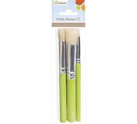 MY MANDARINE 42462MD - Lot de 3 pinceaux POCHOIR