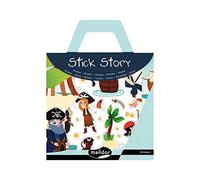 MY MANDARINE 566403O Stick'Story Pirates 2 décors + 4 planches gommettes