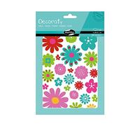 Clairefontaine Gommettes Decoraty MY MANDARINE AE143C – 6 planches 21x14,8 cm, 180 stickers – Fleurs