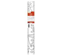 MY MANDARINE GY126C - Un rouleau de papier Affiche Graffy Roll pré-imprimée 5m x 35cm (Dessin de 50cm Répété 10 fois) - À partir de 4 ans - DINOSAURES