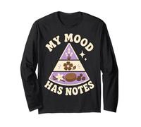 My Mood Has Notes Perfume Humor Manche Longue
