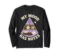 My Mood Has Notes Perfume Humor Manche Longue
