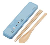 My Neighbor Totoro Ensemble de baguettes et cuillères avec étui de transport - Design japonais authentique - Durable, passe au lave-vaisselle