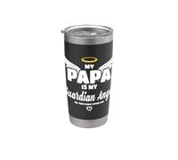 My Papa Is My Guardian Angel He Watches Over Me In Memory Gobelet isotherme en acier inoxydable double paroi