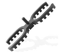 My Plast I 1.000 pièces - largeur de joint 4 mm (offen) - strié ouvert I Entretoise de terrasse - entretoise de haute qualité pour lames de terrasse