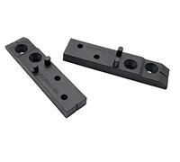 My Plast I 2000 Support sans vis I Entretoise de terrasse - Entretoise invisible sans vis pour aluminium et bois UK I à partir de 4 mm