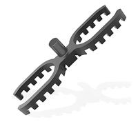 My Plast I 500 pièces - largeur de joint 7 mm (offen) - strié ouvert I Entretoise de terrasse - entretoise de haute qualité pour lames de terrasse