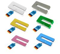 My Plast Lot de 150 plaques de compensation - Entretoises - 1/2/3/4/6/8 mm | Blocs de vitrage, cales de montage et plaques de support - Entretoises en plastique - Équilibrage de hauteur et aide au