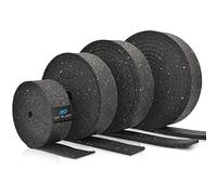 My Plast Lot de 5 Rouleaux 5000 x 50 x 3 mm Bande Caoutchouc - Rouleau Support pour lambourdes - Antidérapant, Anti-Vibrations, Drainage et Isolation - pour terrasse Bois et WPC extérieur