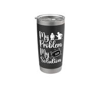 My Problem My Solution Pictogramme Maman Savon Artisanat Savon Maker Gobelet isotherme en acier inoxydable double paroi