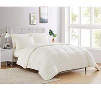 My Sweet Home Parure de lit Luxueuse en Microfibre avec Rembourrage en Peluche, Ivoire, lit Double