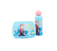 My sweety pop Ensemble repas fille Boîte à goûter + Gourde Lunch box | Hydratation Pour enfant école Vacances Repas La Reines des Neiges Rose Bleu