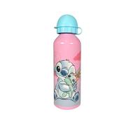 My sweety pop Gourde Enfant Lilo et Stitch | Bouteille d'Eau Aluminium 500 ml | Licence Officielle Disney | Idéal École Sport Rentrée Scolaire | Accessoire Cadeau Garçon Fille (Stitch - rose)