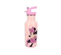 My sweety pop Gourde Minnie rose pour enfant Acier Inoxydable Crèche école | Vacances Repas 22 cm 500 ml Hydratation Bouteille Minnie Mouse Rose Pêche
