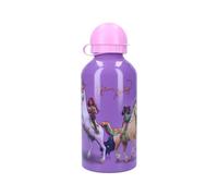 My sweety pop Gourde pour enfant Aluminium Pour enfant Crèche école | Vacances Repas 19 cm 500 ml Hydratation Unicorn Academy Violet Rose