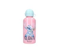 My sweety pop - Gourde stitch rose pour enfant - Aluminium - Pour enfant - Crèche - Maternelle - Ecole - Vacances - Repas - 19 cm - 500 ml - Hydratation - Idée Cadeau (Stitch - Rose/Bleu)