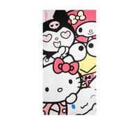 My sweety pop | Serviette de Plage Enfant Hello Kitty et Ses Amis | Drap de Bain Fille 70x140 cm | Serviette Piscine Légère Séchage Rapide Fille