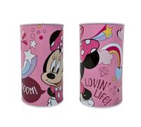My sweety pop - Tirelire en métal Minnie Mouse Rose - Ecole - Rangement pièces - 17.5 cm - Idée Cadeau