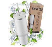 My Vesperbox Kinny Cup Gobelet isotherme, avec paille 500, 950, 1200 ml, tasse à café, à emporter, en acier inoxydable, sans BPA et mélamine