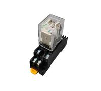 MY2P HH52P MY2NJ Bobine de relais général DPDT Micro Mini commutateur de relais électromagnétique avec base de prise LED AC 110 V 220 V DC 12 V 24 V 1 pièce(DC 24V)