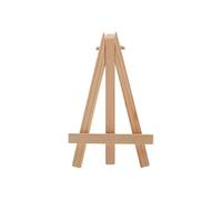 Mya 1Pc Bois Naturel Mini Chevalet Cadre Trépied Affichage,Chevalet en Bois Mariage Numéro Nom Porte-Carte Chevalet en Bois Enfants Peinture Artisanat