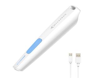 MYCARBON Appareil Rechargeable pour Soulager la Piqûre d’Insectes, Stylo Traitement Piqûre Moustique, Anti-démangeaison, Sans Produit Chimique, Idéal pour les Activités en Plein Air, Voyage, Blanc
