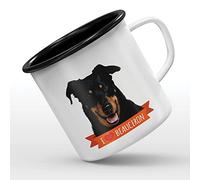Mygoodprice MUG tasse émaillée au motif I love beauceron