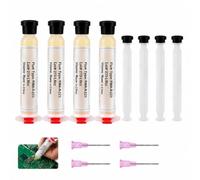 MYKELMINO 4 PCS Solder Paste Flux, Sans Plomb, Flux De Pâte à Braser Sans Nettoyage Pour Réparer Les Composants SMD/PCB/IC/BGA (40cc)