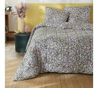 Mylittlebed Couette imprimée L’Effet Papillon® - Pack Couette 4 Saisons tempérée + Taie Oreiller [ Couette Couleur Motif Fleuri ] (240 x 220 cm)