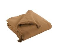 Mylittlebed Edredon 150x150cm Gaze DE Coton - Boutis Plaid pour lit 2 Personnes, Doux & Moelleux [ Dessus de Lits et Couvre-Lits ] (Camel)
