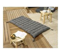Mylittlebed Matelas de Sol L’Effet Papillon - Futon Pliable Matelas 120x60cm, enveloppe Coton 190 GR/m² [ Matelas et Linge de lit ] (Gris)