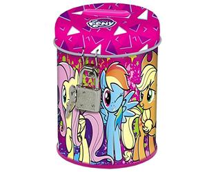MyLittlePony tirelire en métal fermeture avec cadenas idée cadeau Mon Petit Poney