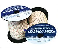 MYLON ROPES - Corde De Lanceur - Diamètre 3,5mm - Qualité Premium - Fabriqué En Allemagne - Pour Tondeuse, Débroussailleuse, Tronçonneuse & Plus - Orange - Rouleau De 100m