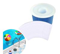 Myluatye Chaussette Skimmer Piscine,20 Pièce Pool Skimmer Socks,Filtre Skimmer Piscine,Chaussette Filtre Piscine,pour Piscine enlever Les Feuilles et la saleté