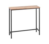 MyosHome Meuble d'entrée industriel, Meuble de Rangement, idéal pour entrées d'entrée, au design moderne, couleur Atlantic Pine, 80 x 25 x 80 cm, Neo