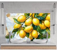 Myphotostation Dosseret de cuisine en verre trempé pour cuisine, protection murale de cuisinière, planche à découper, panneau mural de cuisinière, panneau mural de cuisinière, 76,2 x 40,6 cm (l x H)