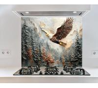 Myphotostation - Dosseret en verre trempé pour cuisine, protection murale de cuisinière, planche à découper, panneau mural de cuisinière, panneau mural de cuisinière, 76,2 x 50,8 cm (l x H)