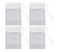 Myqqhbs Lot de 1000 Sachets de Thé Parfumés Vides avec Filtres String Seal pour Thés en Vrac 5 X 7Cm Blanc