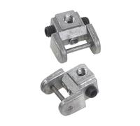Myqqhbs Lot de 2 supports de lames de scie à chantourner - Kit de conversion - Adaptateur sans broche en métal - Supports de lame supérieure/inférieure