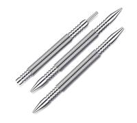 Myqqhbs Lot de 3 poinçons à double tête et goupille de charnière, poinçon à ressort sans marteau pour enlever les goupilles de charnière de porte 5000 PSI