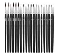 Myqqhbs Lot de 60 Pinceaux Peinture avec Détails Fins et Pointes, avec 3 Tailles 000 00 0, Pinceaux de Liner pour l'Artisanat, l'Aquarelle