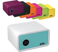mySafe 430 Code | Coffre-fort électronique avec serrure à combinaison | 23x43x35 cm | Coffre-fort design | Coffre-fort encastrable | Coffre-fort en acier avec double verrouillage par gâche | Alarme et