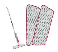 MySimaa by blumfeldt Serpillière Glisten Pad – Microfibre 2-en-1 Humide/Sec Pack 2 Blanc