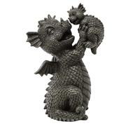 MystiCalls by Mayer Chess Figurine de jardin Dragon de jardin - Modèle bébé petit - Figurine fantaisie décoration dragon mignon
