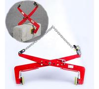 MYUYEE Pince À Chaîne pour Le Levage De Pierres, Pince De Levage Réglable pour Dalles De Granit, Pince De Transport Verticale, Pince De Levage pour Pavés Et Bordures De Pie(Taille_Nom-M)