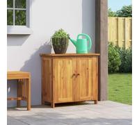 mzdioop Armoire de jardin en bois massif d'acacia 75 x 35 x 70 cm avec étagère, armoire de rangement polyvalente et buffet pour couloir, salon, bureau, cuisine, salle de bain et jardin, organiseur